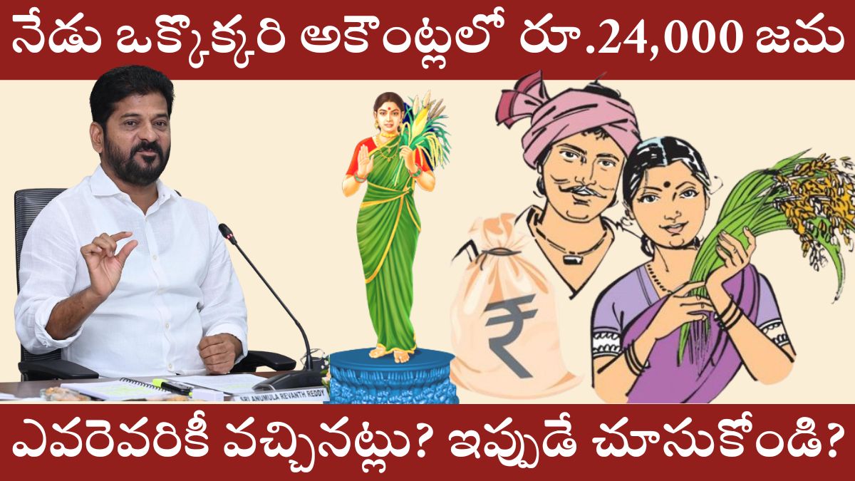 Telangana Rythu Bharosa Money Release 2025